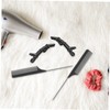 Baluue 1set Portable Alligator Clips Hair Salon Supplies Tail Combs