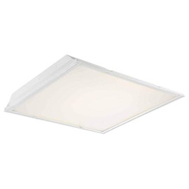 2 ft. x 2 ft. 96-Watt Equivalent White Lens Integrated LED Commercial Grid Ceiling Troffer