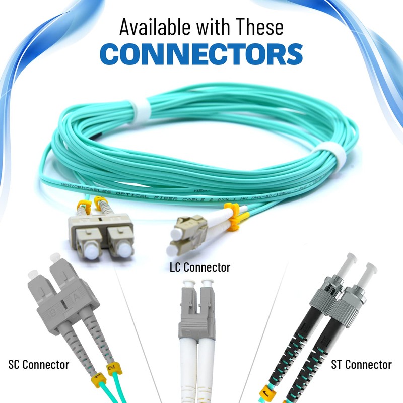 Fiber Patch Cable | SC to SC Multimode Duplex OM3