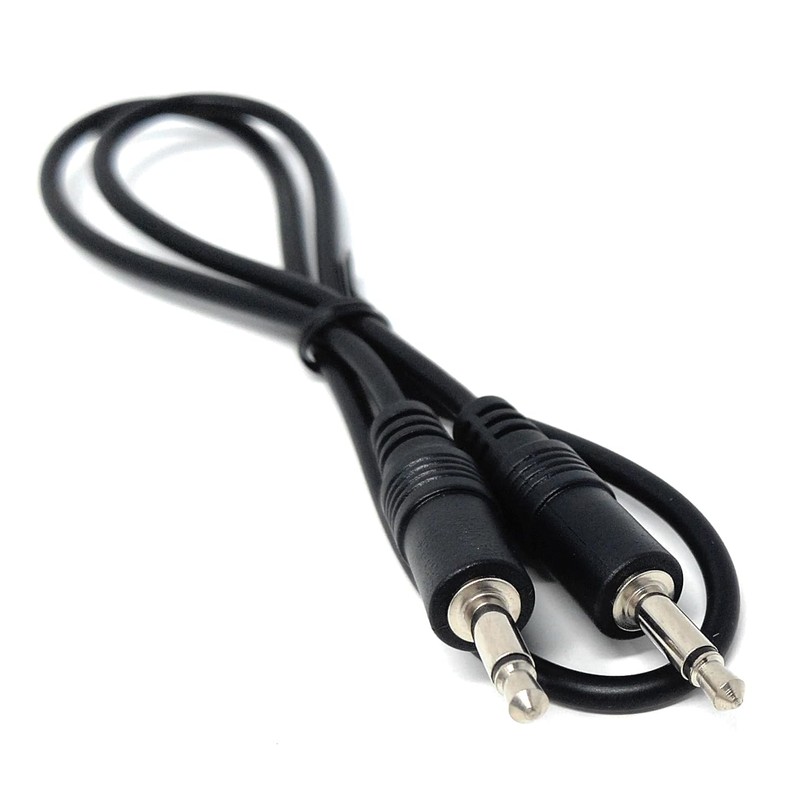 DRUT 0.5m 3.5mm Mono Jack 12V Trigger Cable, 1.6ft
