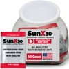 CoreTex Sun X 30+ SPF Individual Sunscreen Packets Travel Size