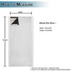 1 Panel Waterproof Thermal Insulated Door Curtain 39" x 82"