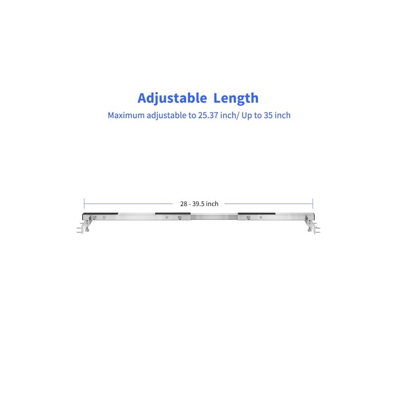 Undermount Sink Brackets, 28-39.5″Adjustable Undermount Sink Support Brackets, Stainless Steel