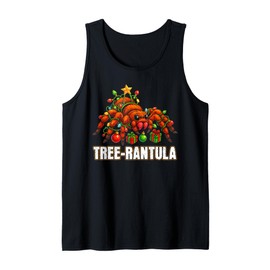 Tree-rantula Xmas Tree Tarantula Arachnid Festive Spider Tank Top