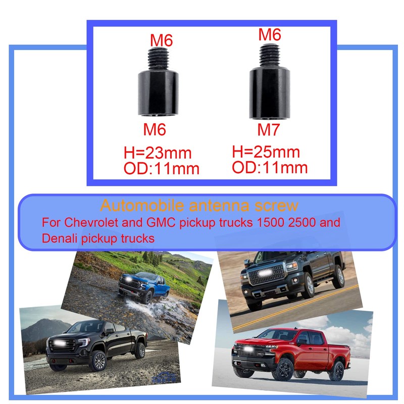 Miytsya 7 PCS Antenna Adapter Compatible with Toyota, Jeep, Wrangler,