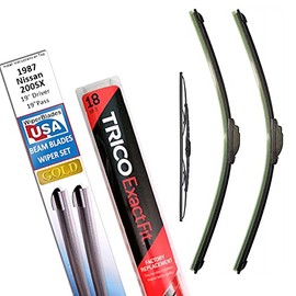 Beam Blade Wipers Replacement Set for 1987 Nissan 200SX w/Rear - WiperBladesUSA Gold Beam Wiper Blades Wipers Set