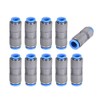 sourcing map Straight Push to Connector Reducer Fitting 10mm to