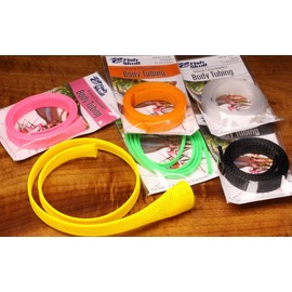 Chocklett's body Tubing Fish Skull 1/4" & 1/2" (Black, 1/4")