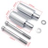 HONGK Chrome Extended Frame Sliders Crash Protectors For 2003-2006 Honda