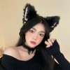 [MMOWQEA] 猫耳 カチューシャ コスプレ かわいい リボン 鈴付き ふわふわ ハロウィン 仮装小物