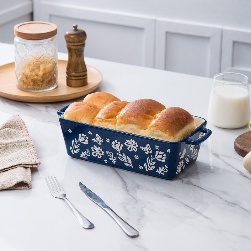 Wisenvoy Bread Pan Loaf Pan Ceramic Bread Pans for Baking
