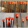 HAKZEON 30 PCS Plastic Rebar Caps, Rebar Mushroom Cap, Safe