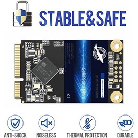 Dogfish MSATA SSD 128GB Internal Solid State Drive High Performance Hard Drive for Desktop Laptop SATA II 6Gb/s SSD (128GB, MSATA)