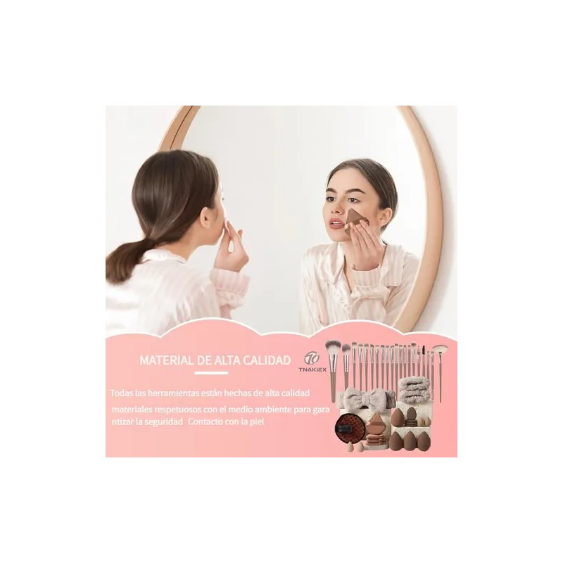 Brochas Maquillaje Profesional Y Herramientas Cosméticas 40p
