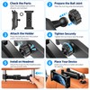 Car Headrest Tablet Holder for Backseat Viewing – Adjustable Foldable