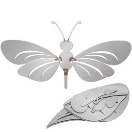 Otoolling 8 Pcs Welding Coupons, Butterfly Welding Practice Kit, DIY Beginner Project Gift for Master and Improve Skills, Suitable for Tig, Mig, Gas, Arc, Stick