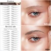 Aresvns Eyebrow Tattoo Chocolate 66 Pairs! 4D Lifelike Imitation Eyebrows,Popular