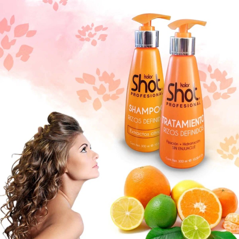Kit Tratamiento + Shampoo Hidratante Para Rizos Definidos