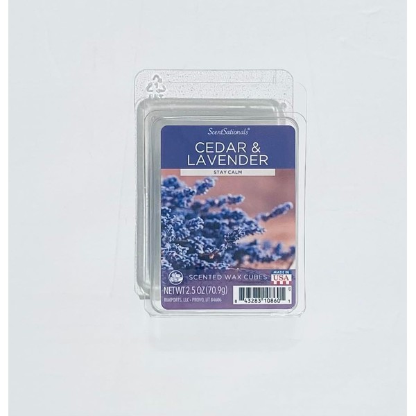Scentsationals Scented Wax Cubes (2.5 oz, Cedar & Lavender)