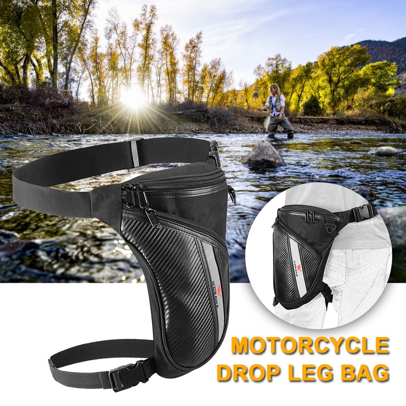 Multifunctional Reflective Drop Leg Bag Motorcycle Bike Cycle Outdoor Casual
