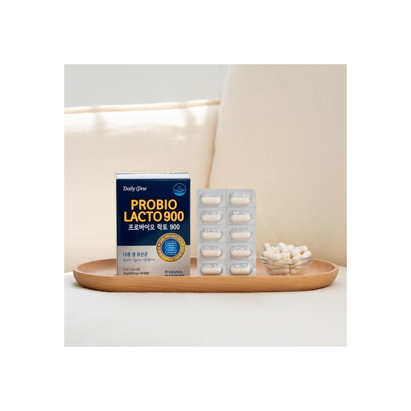 Daily One Probiolacto 900 Probiotics 10 Billion CFU Guaranteed Strain,