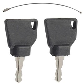 2pcs Ignition Keys Compatible with JCB Heavy Equipment – Fits 701/45501, 331/26790, 333/Y1374, 14607 – for Backhoe, Excavator, Loader, Telehandler – Compatible with Skytrak, Bomag, Bobcat, New Holland