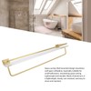 50cm Shower Caddy Wall Mount Shelf with Towel Hanger Acrylic