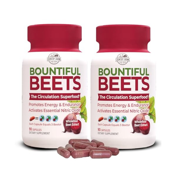 COUNTRY FARMS COUNTRY FARMS Bountiful Beets Root Capsules, Wholefood Beet