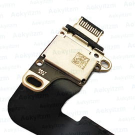 A1534 I/O USB-C Power Board Jack Flex Cable 821-00482-A 821-00482-05 821-00828-A Replacement for MacBook Retina 12" A1534 2016-2017 Year DC Power Jack Cable