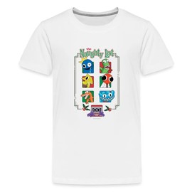 Rainbow Friends - Naughty List T-Shirt (Kids, White, 8-10)