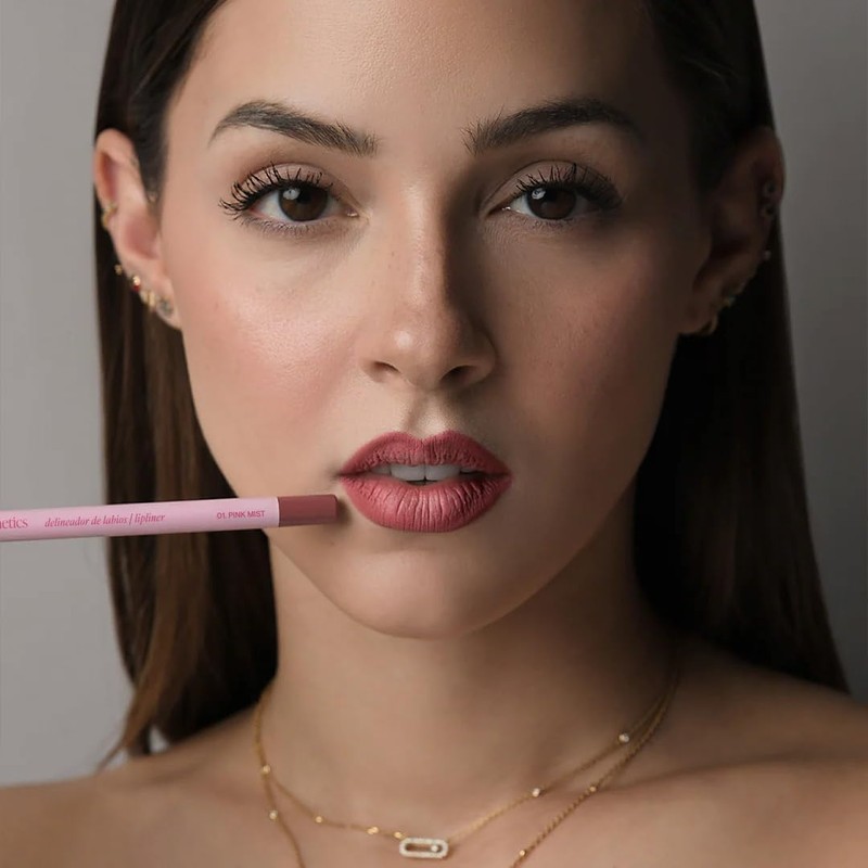 Mar Cosmetics Delineador De Labios Encerado Pink Mist con Sacapuntas