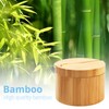 HTB Bamboo Salt Cellar with Mini Spoon, Kitchen Salt Box