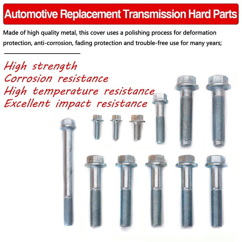 RJSPHH Compatible 12Pcs Transmission Bolt Kit Fit Replacement For Honda