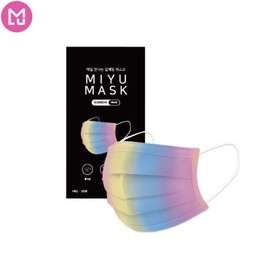 MIYU Rainbow Face Mask 5ea, Size:Large
