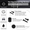 PATIKIL 1/4-20 x 1-1/2" Flat Head Socket Cap Screws, 10