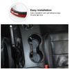 JeCar for Mustang Carbon Fiber Interior Cup Holder Cover Trim