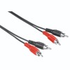 hama German Audio Cable, 2 RCA Plugs - 2 RCA