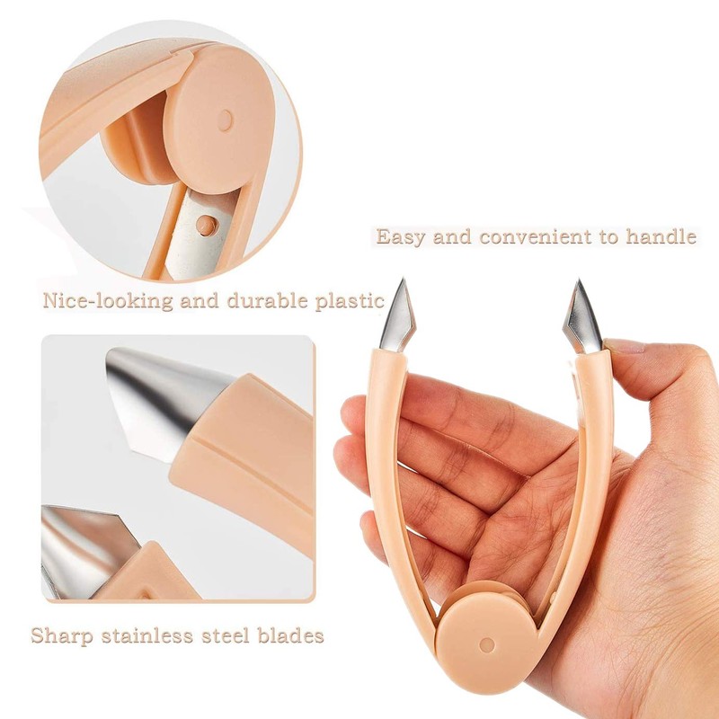 XLKJ 4 Pieces Pineapple Eye Peeler, Practical Pineapple Corer, Fruit