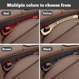 Relleno Universal para Hueco de Asiento,Organizador Multifuncional con Bolsillos,Evita Pérdidas, Compatible con Coche/SUV/Camión,Fácil Instalación.（Blanco）
