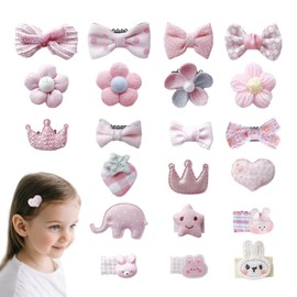 AWSOLAR 20 PCS Baby Hair Clips for Baby Girls, Cute Girls Hair Accessories