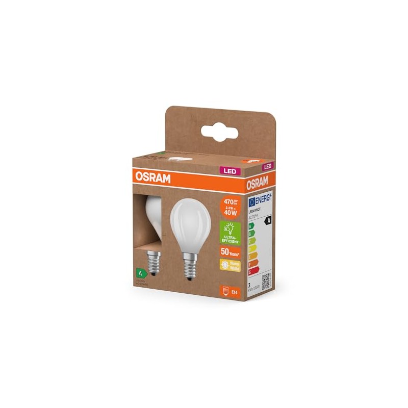 Osram Osram LED Superstar Classic LED-Lampe P 40 in klassischer