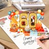 60th Birthday Cards Funny 3D Pop Up Gifts with Envelope