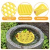 DECOHS 4 Pack Floating Bee Island- 7.87 Inch EVA Foam
