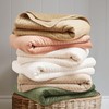 EverGrace Cross-Stitch Velvet Quilt Set, Queen Size, Loden Green