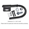 1 Pack M745RB "U" Spring Loaded Rafter Round Retractable Hook,