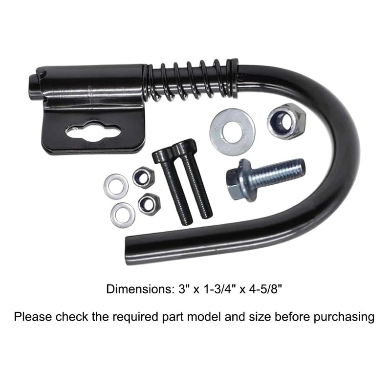 1 Pack M745RB "U" Spring Loaded Rafter Round Retractable Hook,