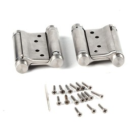 2Pcs 3 Inch Double Action Spring Hinge Saloon Cafe Door Swing Door Double Hinge Baumer Hinges