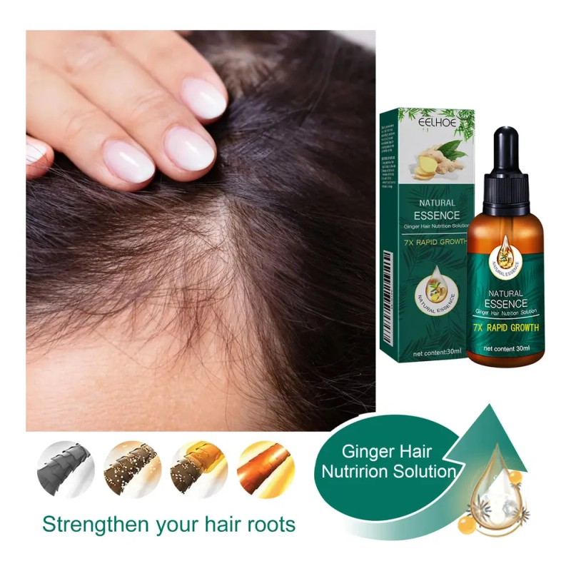 Aceite Esencial De Jengibre Para El Cuidado Del Cabello: Par
