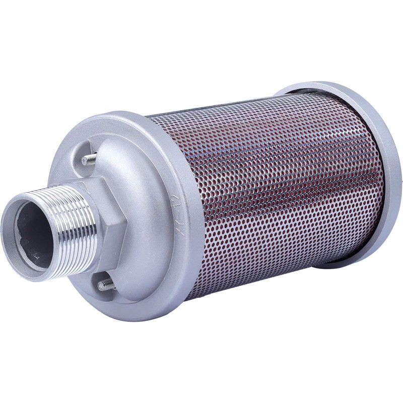 XY-12 Air Compressor Muffler 1-1/4" NPT Air Exhaust Muffler Silencer