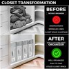 ALCOVA 4 Pack Bed Sheet Organizers and Storage with 1